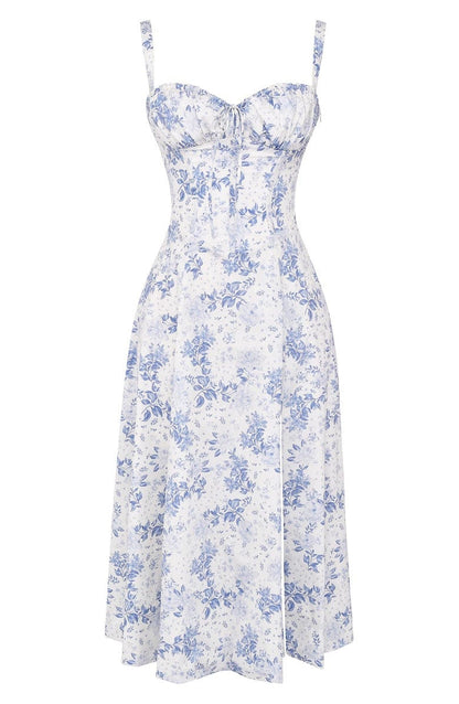 FLORAL RUCHED DRESS [35% Off Limited-Time Offer Ends Today!]