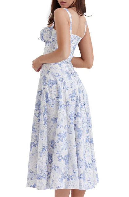 FLORAL RUCHED DRESS [35% Off Limited-Time Offer Ends Today!]