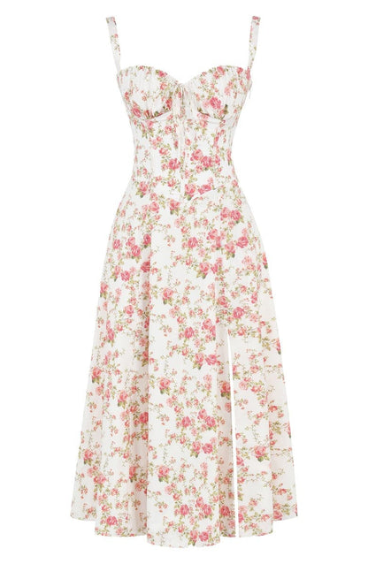 FLORAL RUCHED DRESS [35% Off Limited-Time Offer Ends Today!]